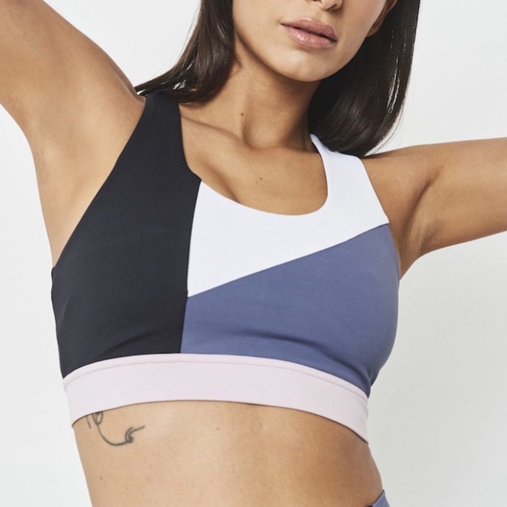 NWOT All Fenix Heidi Block Sport Bra, AU Small
